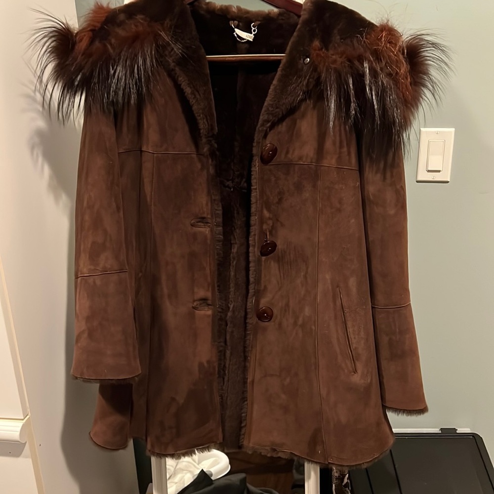Gorgeous Brown 100 REAL Lambskin